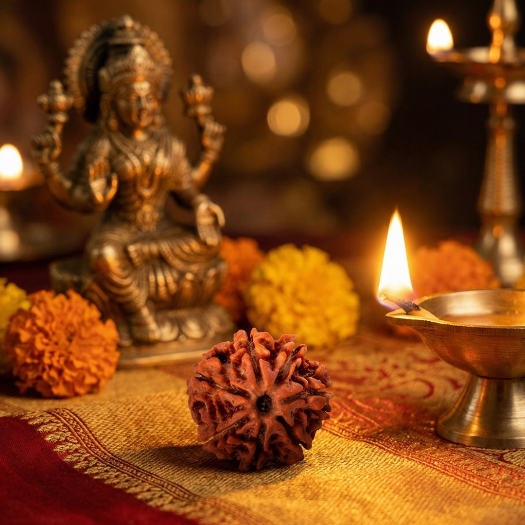 7 Mukhi Certified Rudraksha